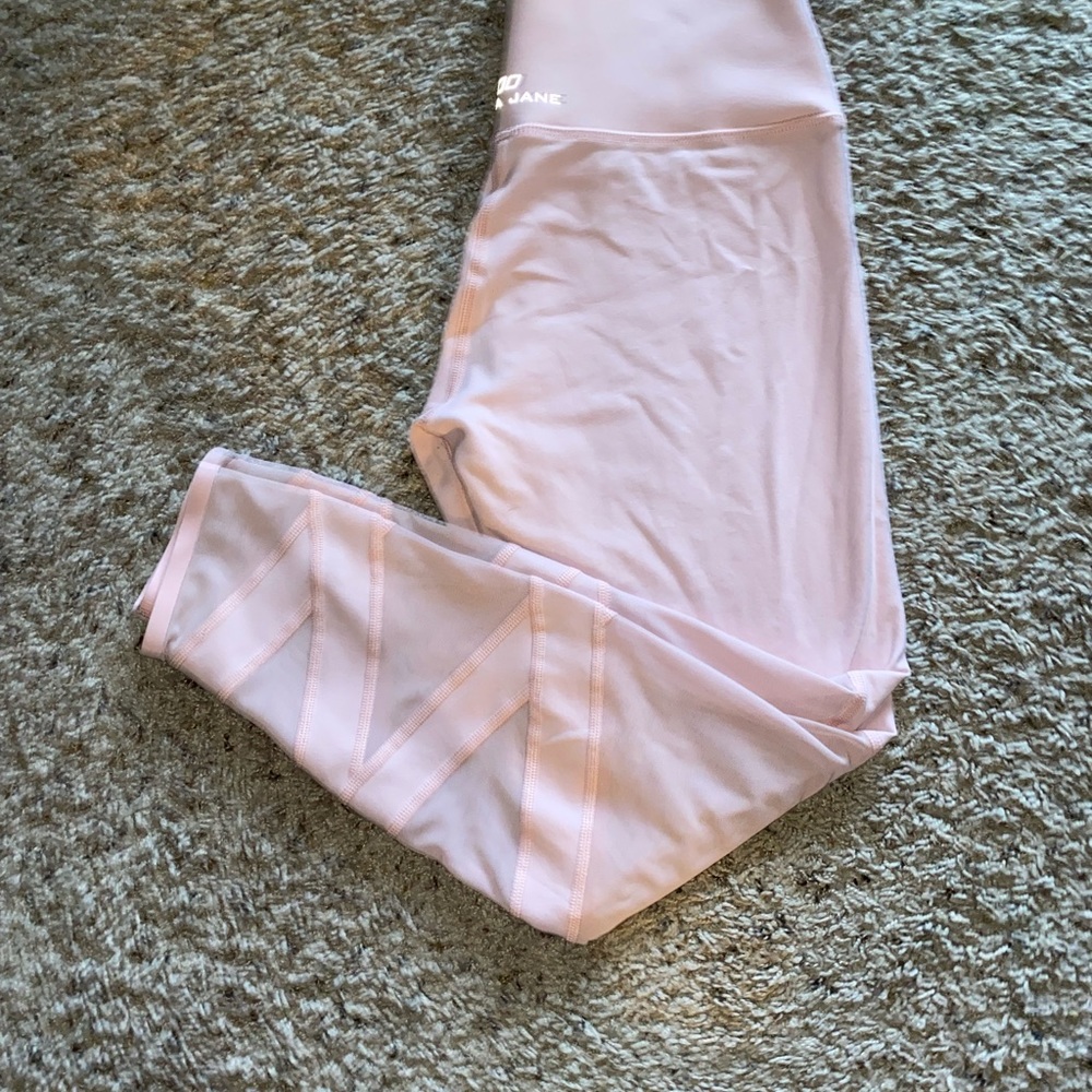 🌸Pink Ballerina-Style Lorna Jane High Waist Leggings M 🌸 - Picture 4 of 4